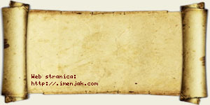 Anđela Opačić vizit kartica